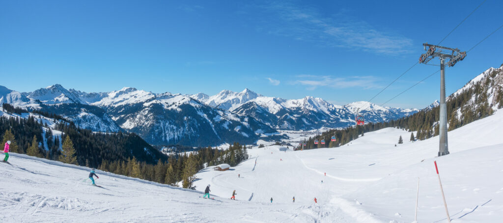 Füssener Jöchle Berg zum Skifahren Nähe Füssen, Foto vom Fotograf und Webdesigner Bernhard Bartsch
